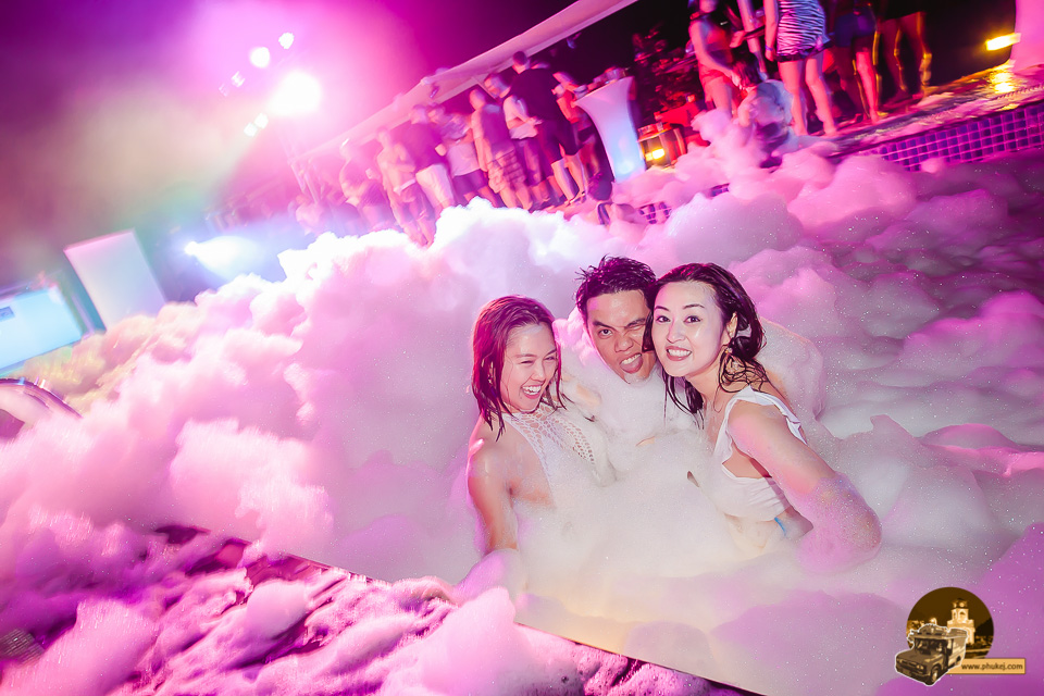 Foam Party at Centra Ashlee Hotel Patong Patong Phuket